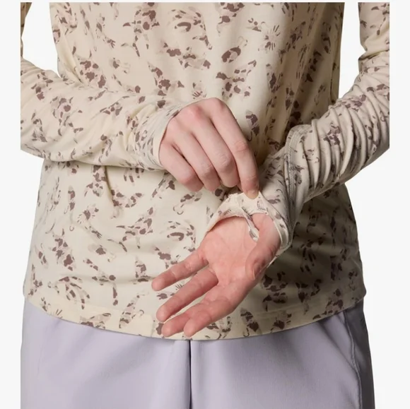 NWT Columbia Women's PFG Uncharted Hoodie Stone Huntfish Omni Shade UPF S, M, XL - Picture 5 of 16